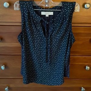 LOFT sleeveless lightweight blouse